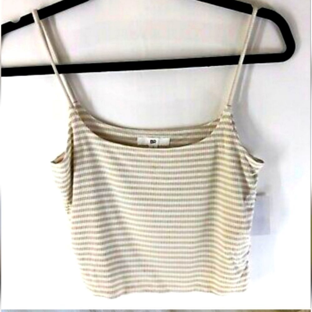 NWT BP Stripe Rib Crop Cami exclusively Nordstrom